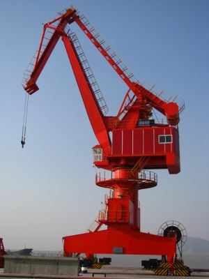 40t Single fok Port kran fra Kina / hydraulisk fok kran